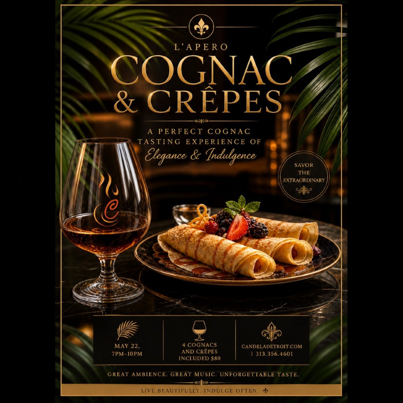 L\u2019Apero Cognac & Cr\u00eapes Tasting
