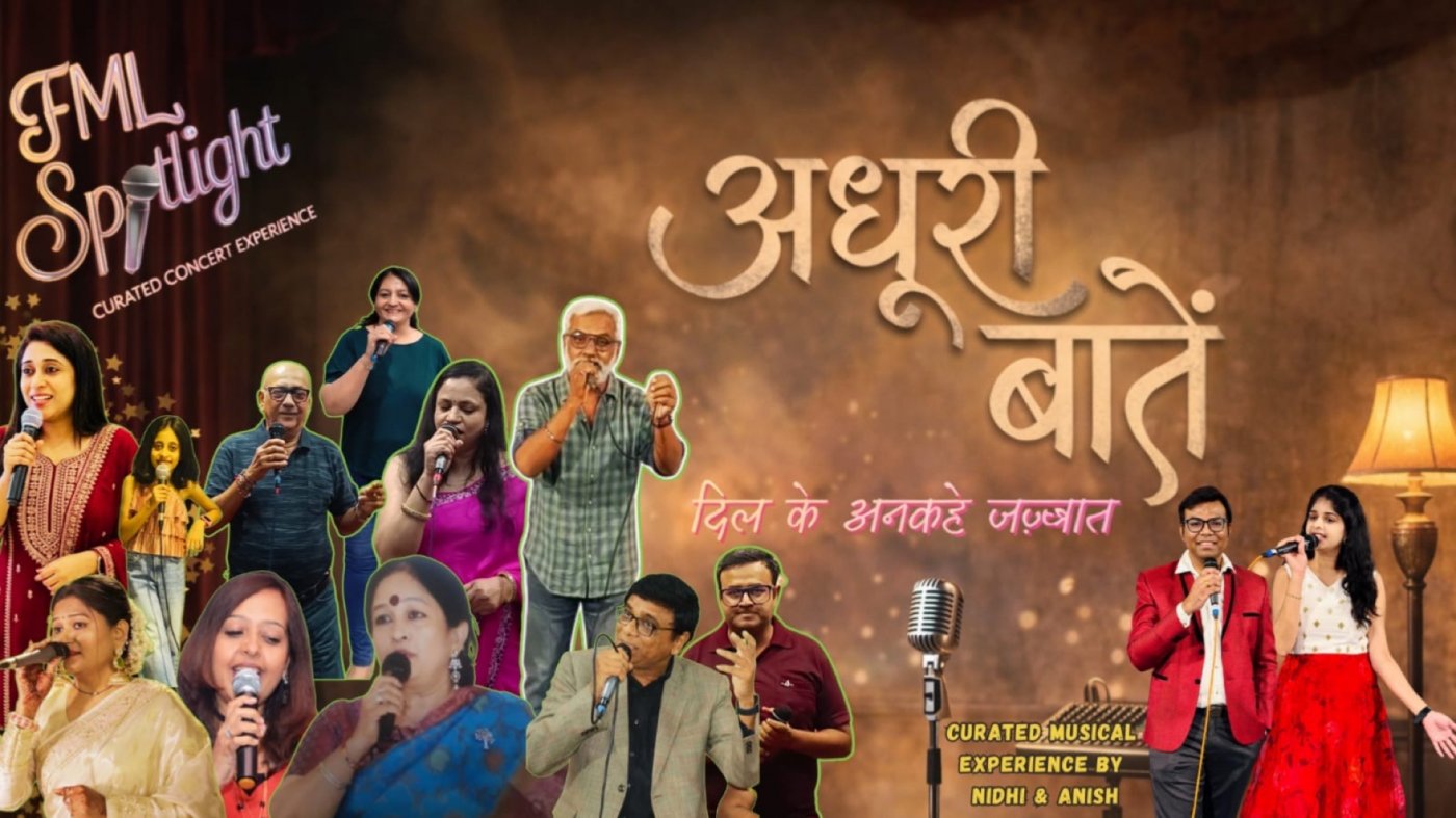 Adhoori Baatein - Where unspoken feelings find a voice - Karaoke with storytelling - night of music