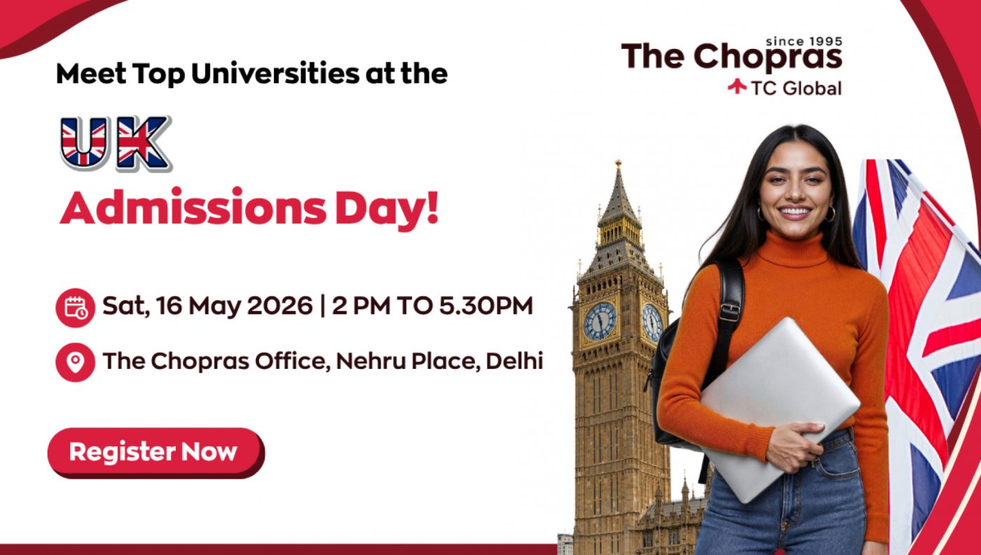 UK Admissions Day in Delhi \u2013 Register for Free Now