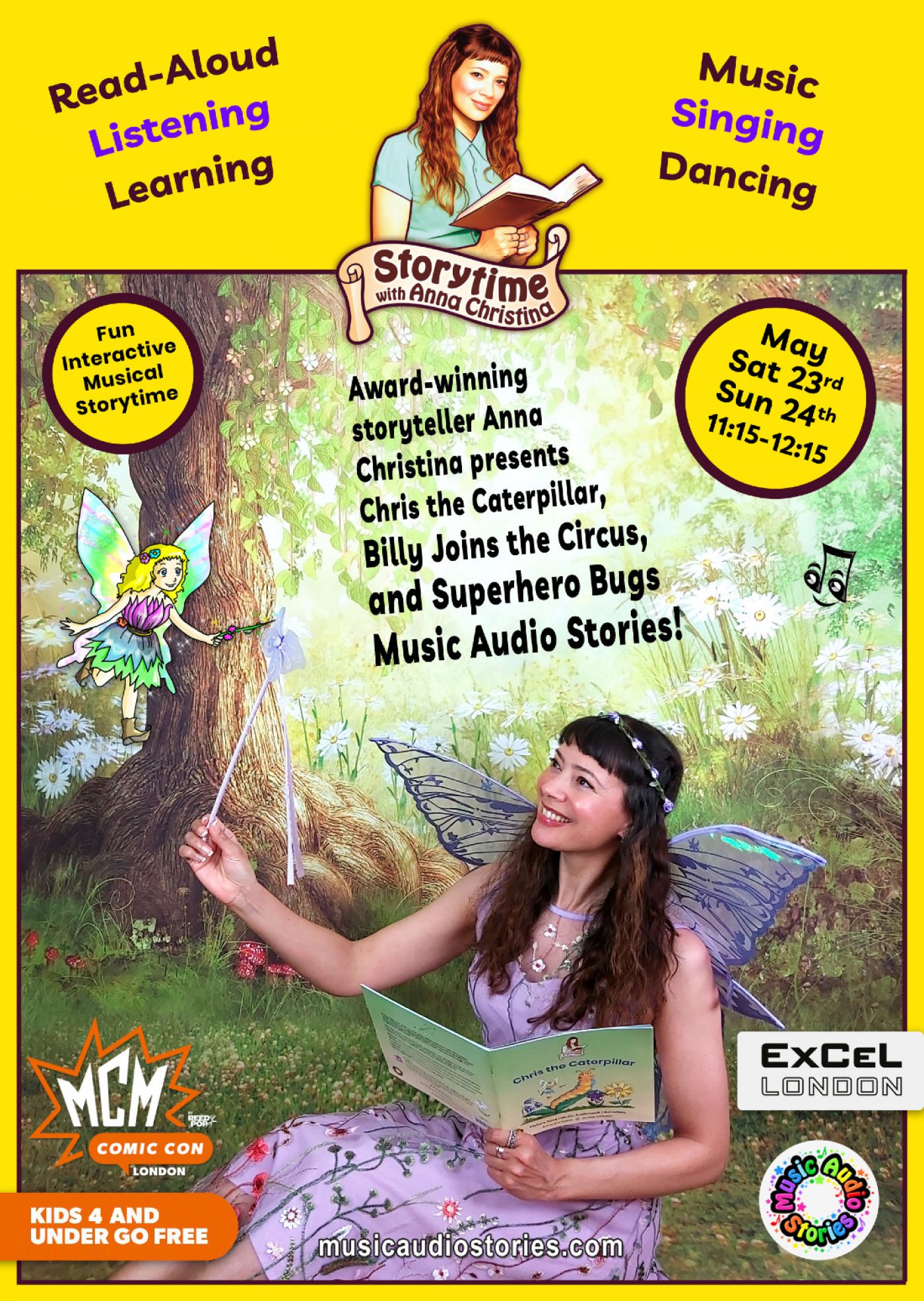 Magical, Musical Storytime with Anna Christina at MCM Comic Con