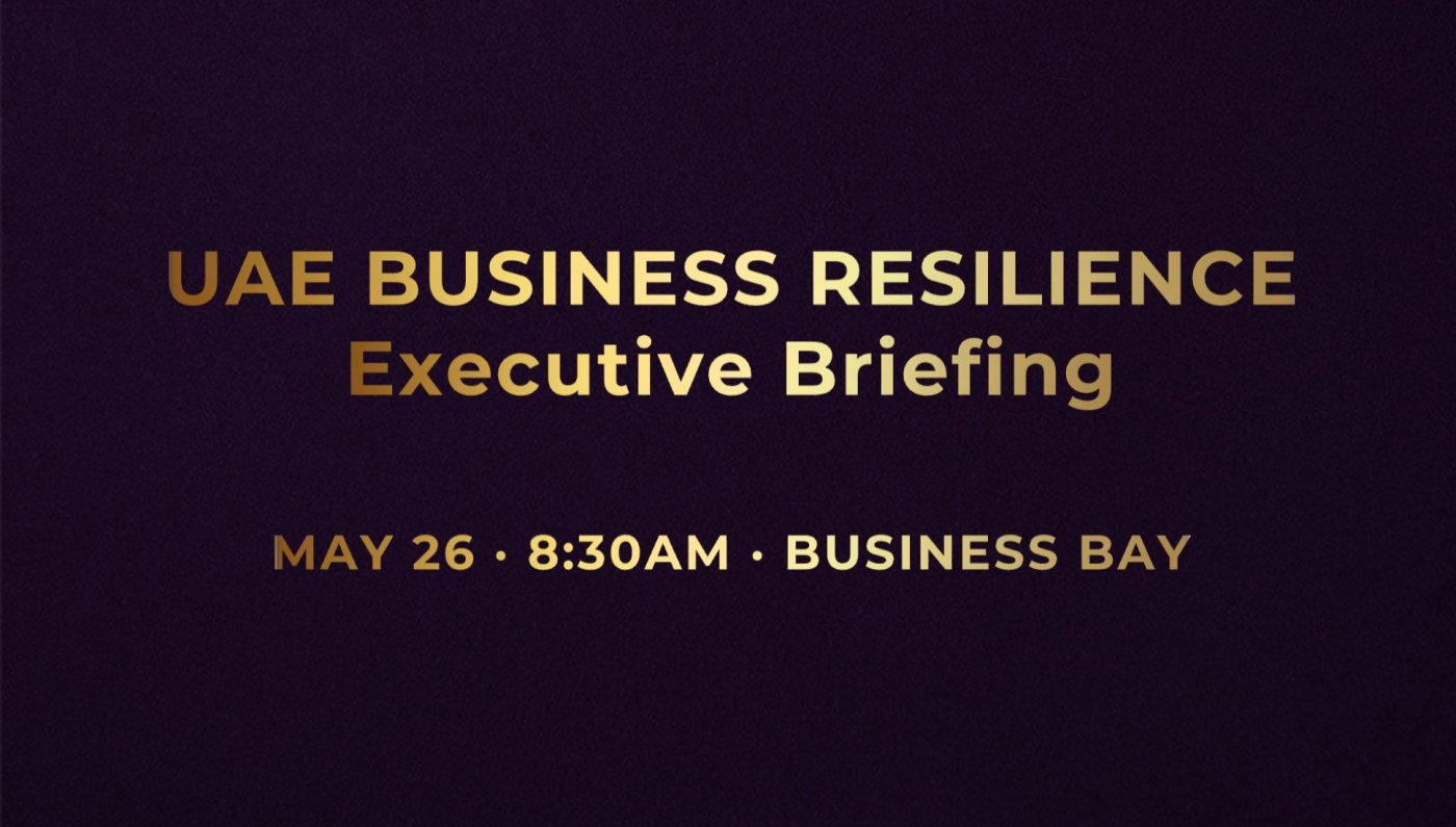 UAE Business Resilience Executive Briefing 2026