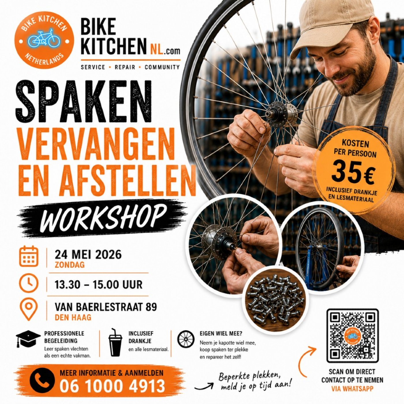 Wheel spoke adjustment workshop - DIY