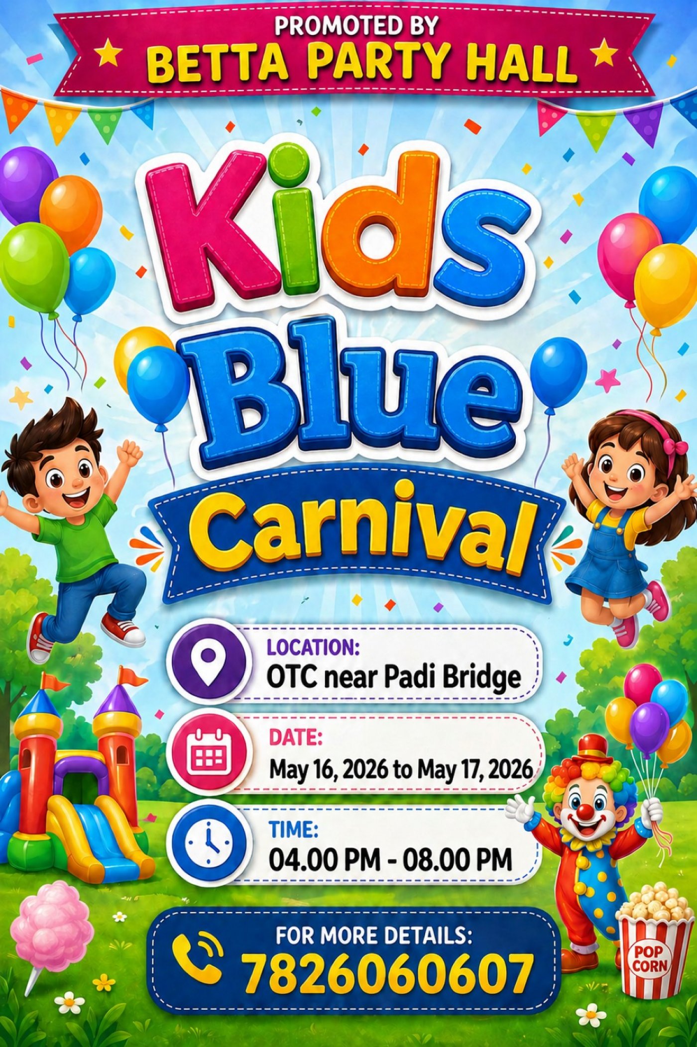 Kids Blue carnival