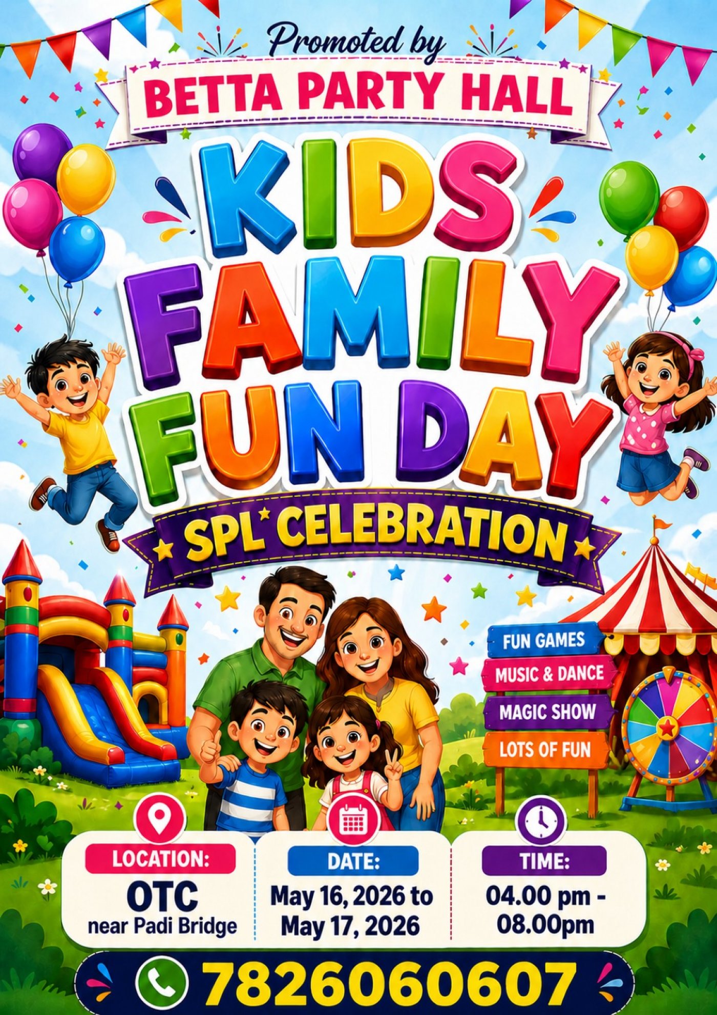KIDS FAMILY FUN DAY SPL CELEBRATION