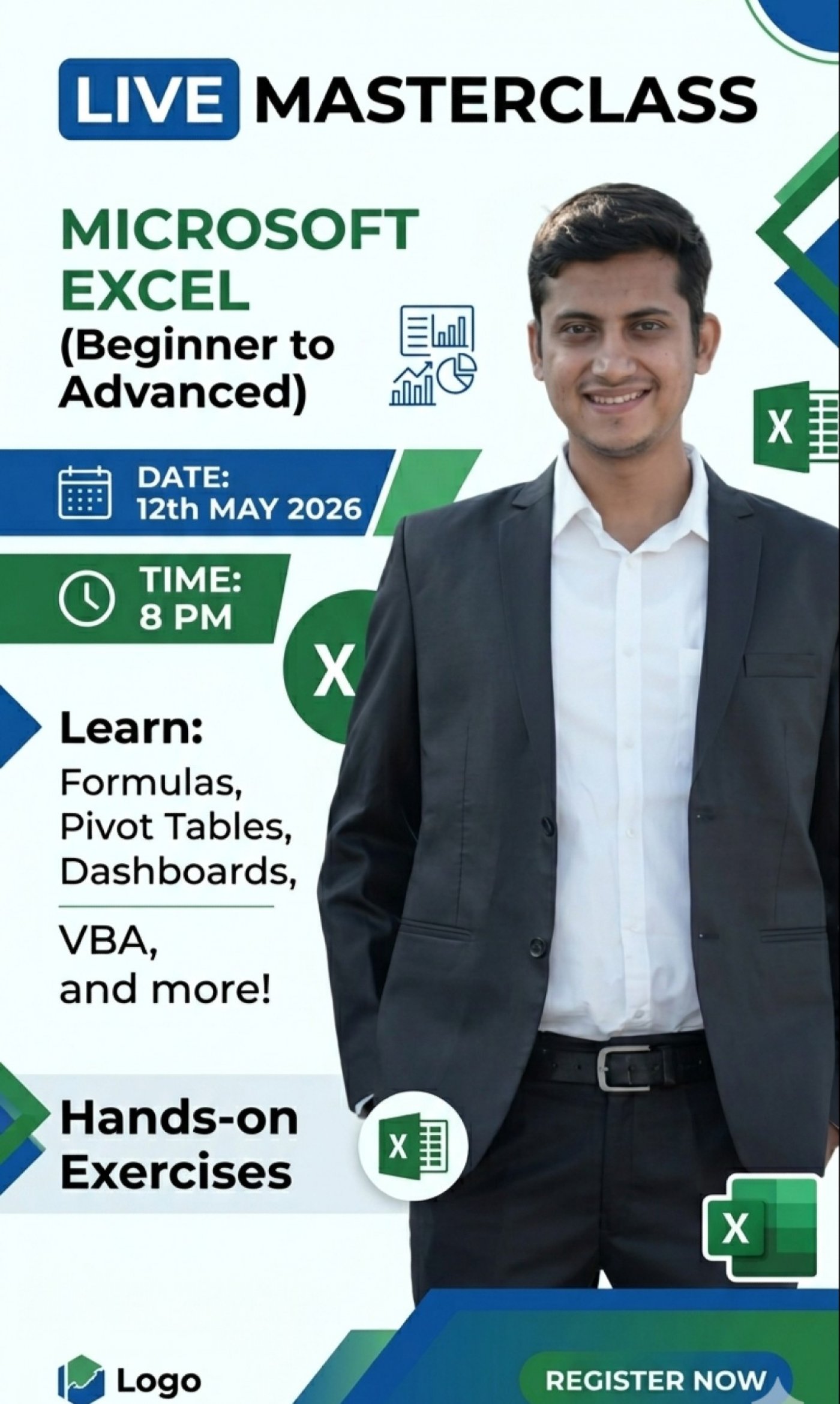 Microsoft Excel Masterclass (Basics to Advanced)