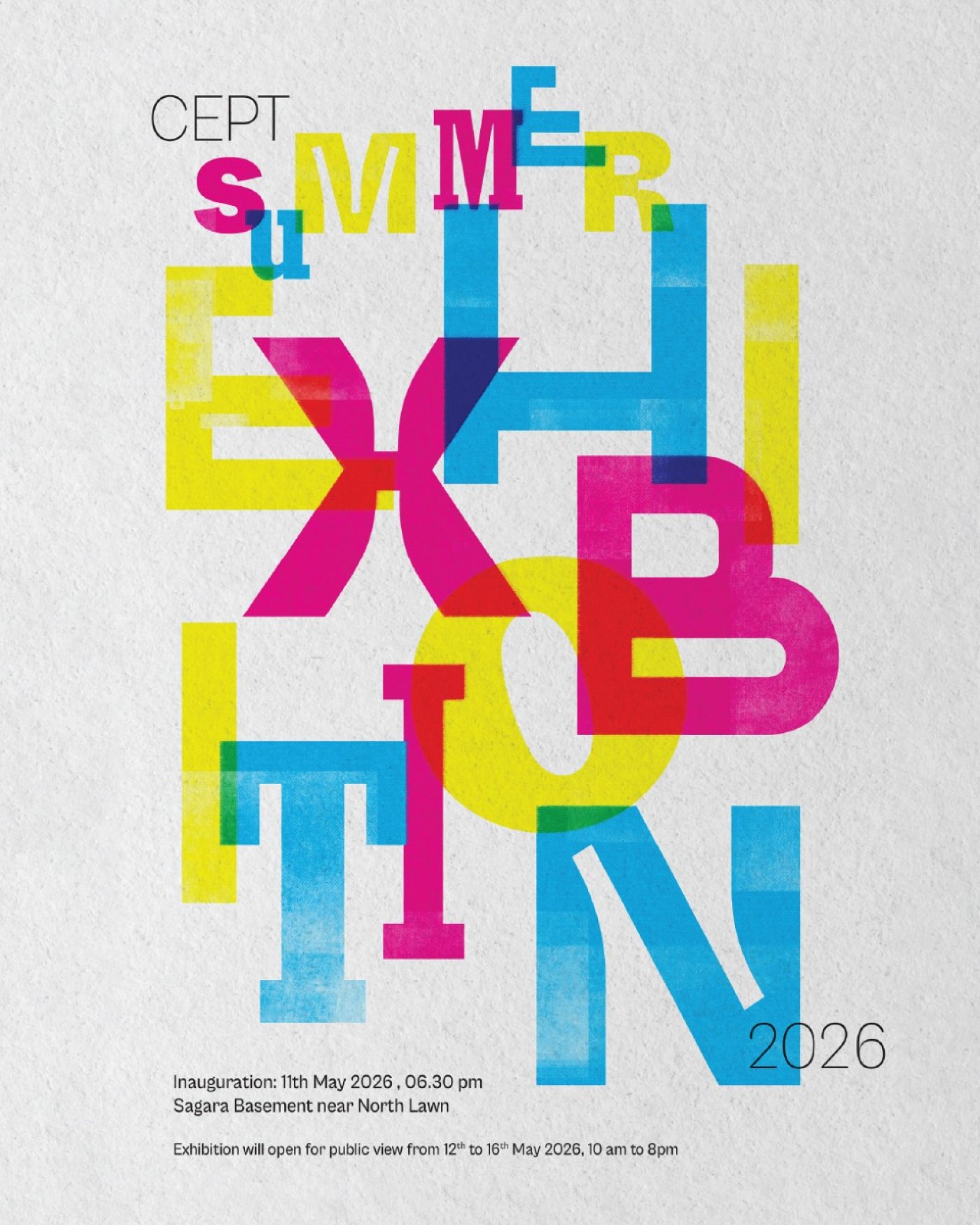 CEPT University - Summer Exhibition 2026