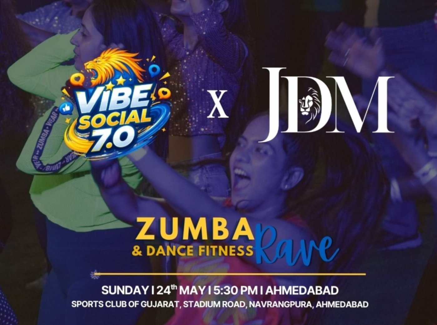 Vibesocial 7.0 Zumba Rave x JDM