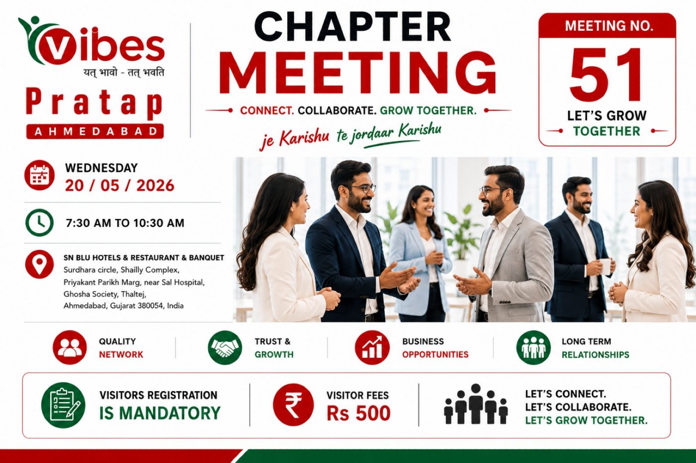 51st Business Networking Meet of VIBES Pratap Chapter