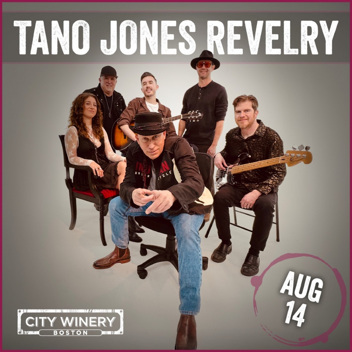 Tano Jones Revelry Performs At City Winery Boston