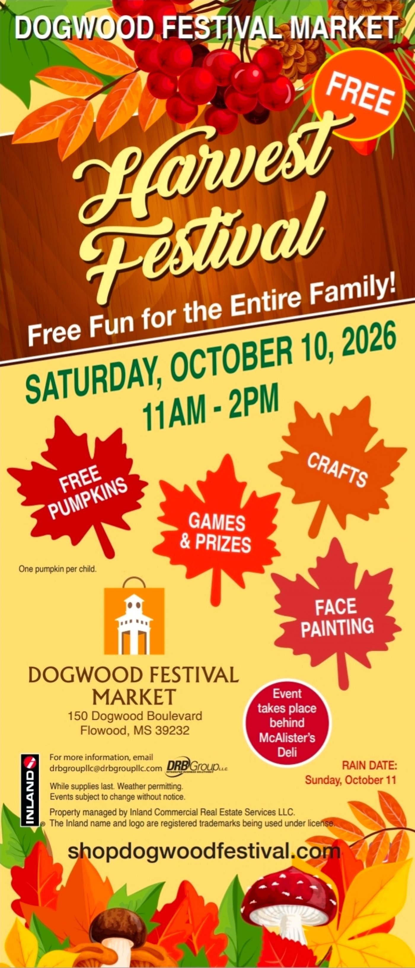 Harvest Festival Happening Soon at the Dogwood Festival Market Tickets ...