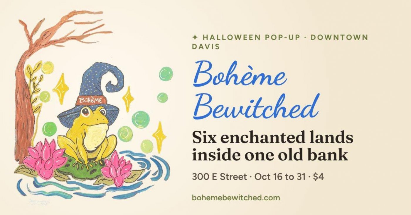 Bohème Bewitched: Halloween pop-up in downtown Davis at Bohème ...